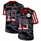 Nike Pittsburgh Steelers 19 Smith-schuster 2020 Camo USA Salute to Service Limited Jersey zhua,baseball caps,new era cap wholesale,wholesale hats